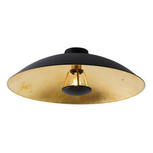 QAZQA Vintage plafondlamp zwart met goud 60 cm - Emilienne