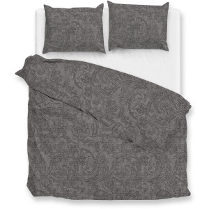 Zohome Dekbedovertrek Paisley-di-Lino - Abstract Bedlinnen - 240x220 - Grijs - Dekbedhoes van 100% Katoen
