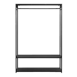 25% korting - Leen Bakker - Halmeubel Isabelle - 175x118x40 Cm - Metaal - Zwart