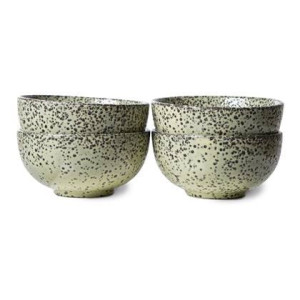 HKliving Gradient Ceramics Kom Ã 13 cm - Set van 4