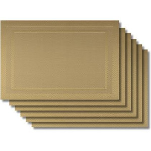 Jay Hill Placemats - Gold - 45 x 31 cm - 6 Stuks