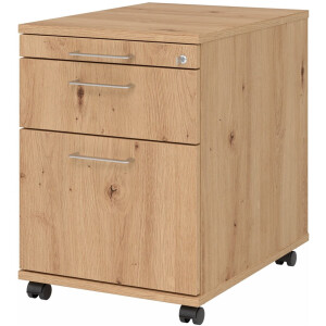 SIGNA AC20 BS - Rolcontainer Knoestige Eiken Metalen beugelhandgreep