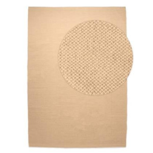 Nordic Weavers Katoen vloerkleed - Svelvik beige - 70x140 cm