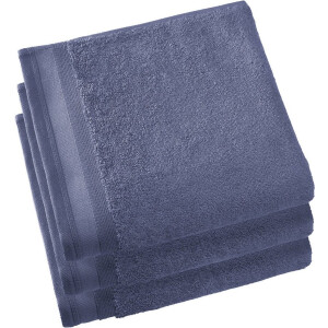 De Witte Lietaer Contessa - Handdoek - 50x100 cm - Set van 3 - Sapphire Blue