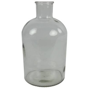 Countryfield Vaas - transparant - glas apotheker fles - D17xH31cm