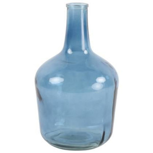 Countryfield Vaas - transparant zeeblauw - XL fles - D25xH42cm