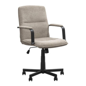 Leen Bakker - Bureaustoel Osby - Zand - Stof - Beige - 61x60x104 Cm