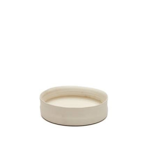 Kave Home - Witte keramische Macae-tafelschaal, klein Ã 24 cm