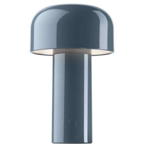 Flos Bellhop tafellamp LED oplaadbaar grijsblauw