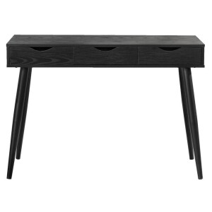 Leen Bakker - Bureau Montijo - 77,1x110x50 Cm - MDF - Zwart