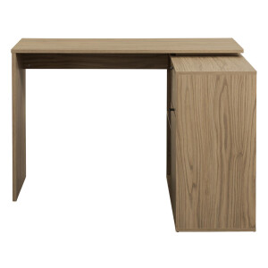 Leen Bakker - Hoekbureau Lucca - Eikenkleur - 75x112x99 Cm - MDF - Bruin#Beige