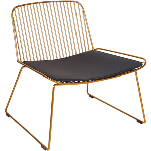 BELIANI SNORUM - Eetkamerstoel set van 2 - Goud - Metaal