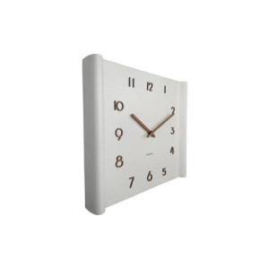 Karlsson - Wall Clock Sole Squared Raised Rim