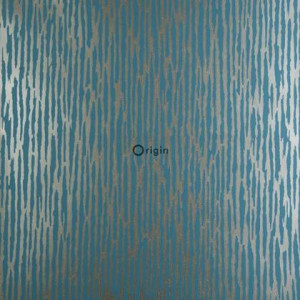 Origin Wallcoverings behang camouflage petrolblauw - 52 cm x 10,05 m -