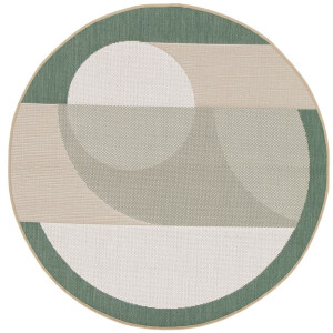 Rond buitenkleed - Verdance Solis groen 120 cm