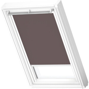 VELUX Origineel Verduisterend Rolgordijn (DKL) Wit Kozijn, P06, 406, Taupe