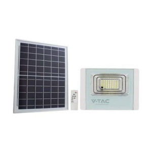 V-TAC VT-60W-W Witte schijnwerpers op zonne-energie - 20W - IP65