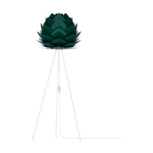 Umage Aluvia Medium vloerlamp forest green - met tripod wit - Ã 59 cm