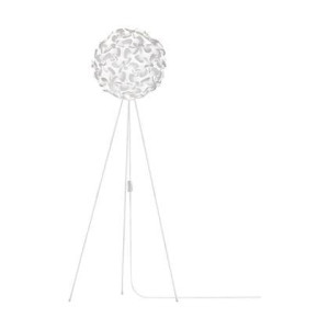 Umage Lora Medium vloerlamp white - met vloer tripod wit - Ã 45 cm