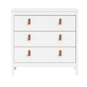 Leen Bakker - Ladekast Madeira - 80x82x38 Cm - Spaanplaat - Wit