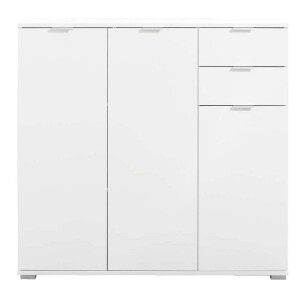 Leen Bakker - Kast Alaska - 101x107x35 Cm - Spaanplaat - Wit