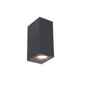 QAZQA Smart wandlamp grijs van kunststof Incl. 2 Wifi GU10 - Baleno