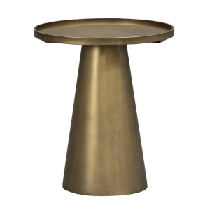 Leen Bakker - Bijzettafel Axel - - 45x40x40 Cm - Metaal - Goudkleurig