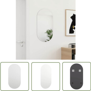 vidaXL Minimalistisch - Wandspiegel - Spiegel 80x40 cm glas - Spiegel Modern - Glas Spiegel - Grote Spiegel