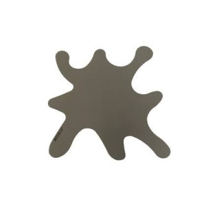 NOOBLU Deco onderlegger SPLASH - Lead grey - 60 x 60 cm