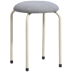 Leen Bakker - Krukje Coria - Antraciet - 48xØ31 Cm - Staal - Grijs - 30x30x48 Cm