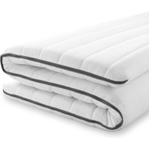 Toppdekmatras - 140x200 cm - koudschuim - comfort plus tijk - Topper - 5 cm hoog - Gemiddeld