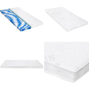 vidaXL Topmatras 7 cm gelschuim 90x200 cm - Dekmatras - Dekmatrassen - Matras - Matrassen