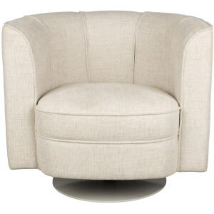 Dutchbone Flower Fauteuil/ Draaistoel Beige
