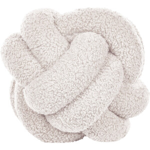 BELIANI MALNI - Sierkussen - Gebroken wit - 19 x 19 cm - Bouclé