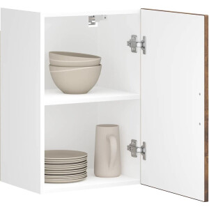 vidaXL Keukenwandkast Porto gerookt eikenhout