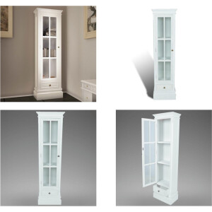 vidaXL Boekenkast met 3 schappen hout wit - Kast - Kasten - Boekenkast - Boekenkasten