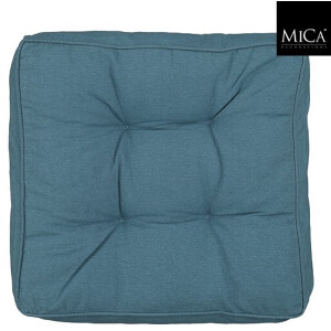 Mica Decorations Paddy Matraskussen - 47 x 47 x 10cm - Blauw