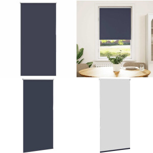vidaXL Rolgordijn verduisterend 70x130cm stofbreedte 65,7 cm polyester - Rolgordijn - Rolgordijnen - Dag- En Nachtgordijn - Verduisterend Rolgordijn