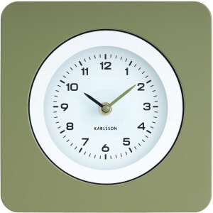 Karlsson Wandklok New Vintage - Legergroen - 4.4x22x22cm - Wandklok Scandinavisch