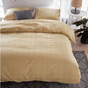 Bettwäsche Beddinghouse Rain Gold Mako-Satin-155 x 220 cm