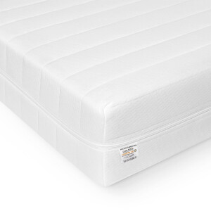 Matras - 200x200 - 7 zones - koudschuim - premium tijk - 15 cm hoog - Gemiddeld