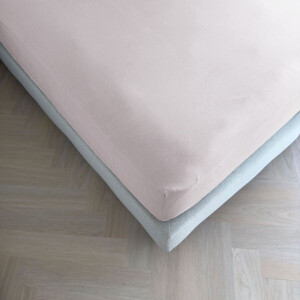 Kayori Emma Hoeslaken Katoensatijn - 180x200cm - Matrasdikte 35cm - Rondom Elastiek - Biologisch Katoen - Lavender