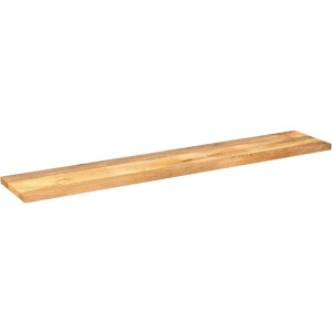 vidaXL Tafelblad Mangohout 140x30x3,8 cm Houten Tafelblad - Mangohout Tafelblad - Tafelblad Vervangen - Landelijke Tafel - Vintage Tafel