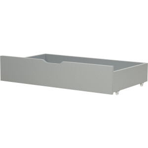 BELIANI RUMILLY - Bedlade set van 2 - Grijs - Dennenhout