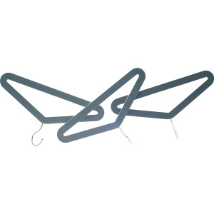 Present Time Kledinghanger Kapstok 80cm – Kleren Haak – Designed by Jette Scheib– Grijs