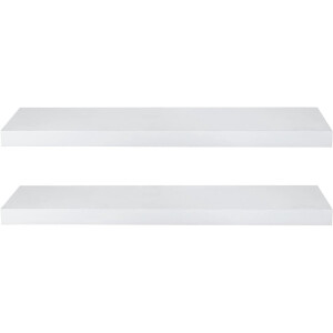 TheLau ® Set van Twee Moderne Zwevende Wandplanken voor Diverse Kamers