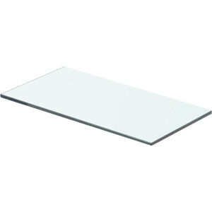 vidaXL - Wandschap - transparant - 40x15 - cm - glas