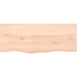 vidaXL Tafelblad - 100x40x2 cm - Massief Onbehandeld Eiken Tafelblad Eikenhout - Eikenhouten Tafelblad - Massief Eikenhout - Vintage Tafelblad - Industrieel Tafelblad