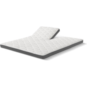 Cloudtemp Split Topper - Medisch erkend -Tweepersoons 200x210 - Aanpasbaar - Wasbaar - NASA traagschuim - Pocketvering - Koudschuim - Bamboe - Luxe Topper - Premium kwaliteit
