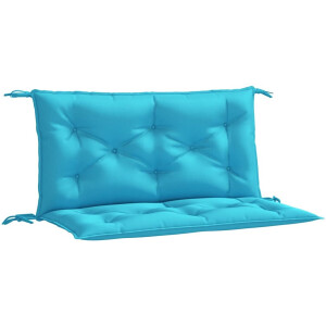 vidaXL - Tuinbankkussens - 2 - st - 100x50x7 - cm - stof - turquoise